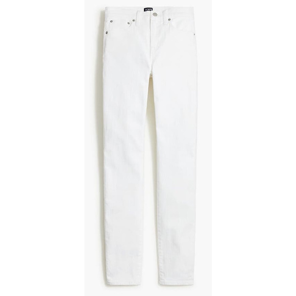 J Crew 9" Mid Rise Skinny Signature Stretch Denim Jeans US Women's 29 Tall New - Picture 1 of 6